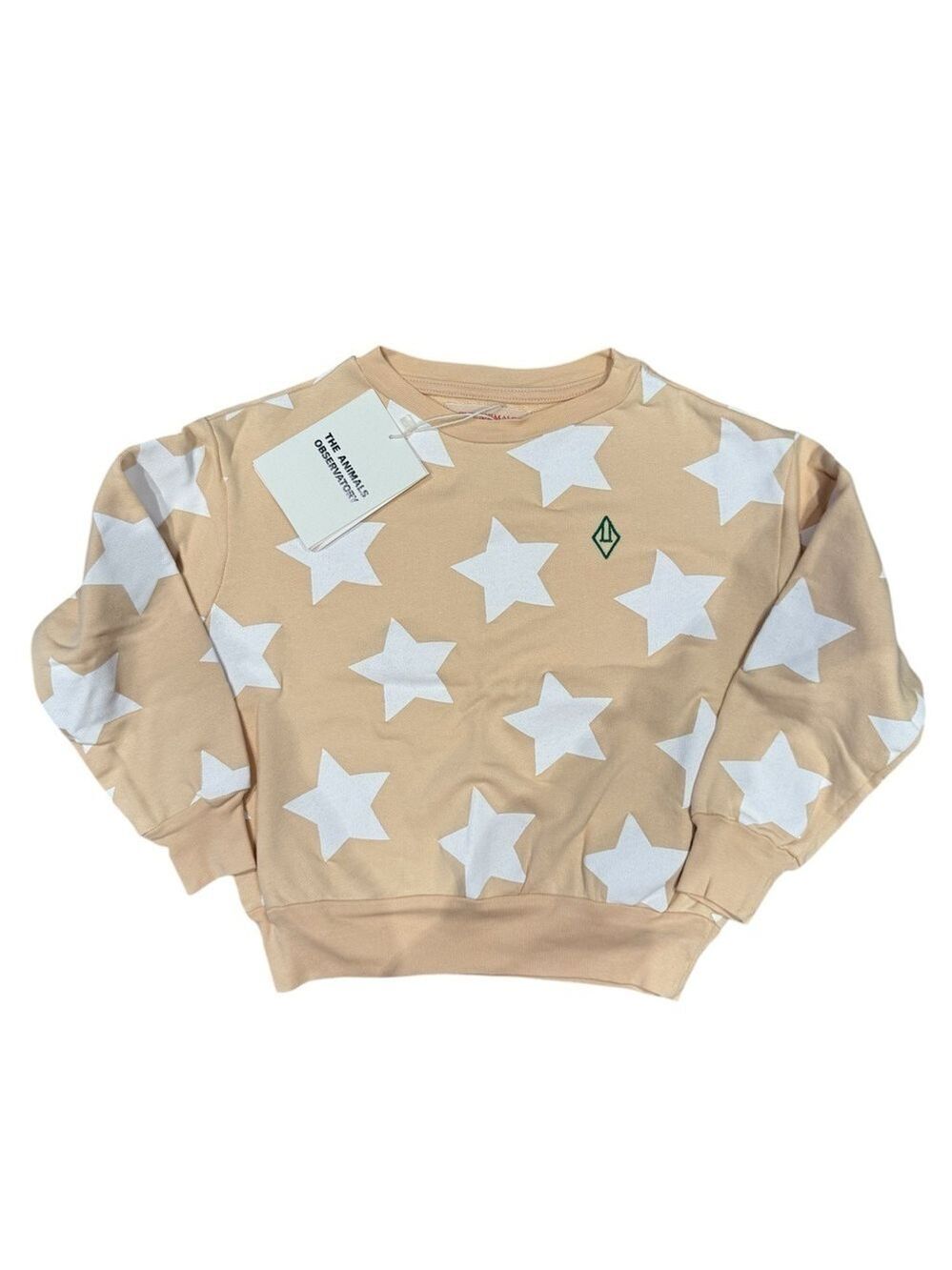 THE ANIMALS OBSERVATORY stars all over print sweatshirt - size 4